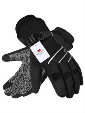 Winter Gloves 3M Thinsulate Waterproof Windproof Touchscreen Ski Cycling